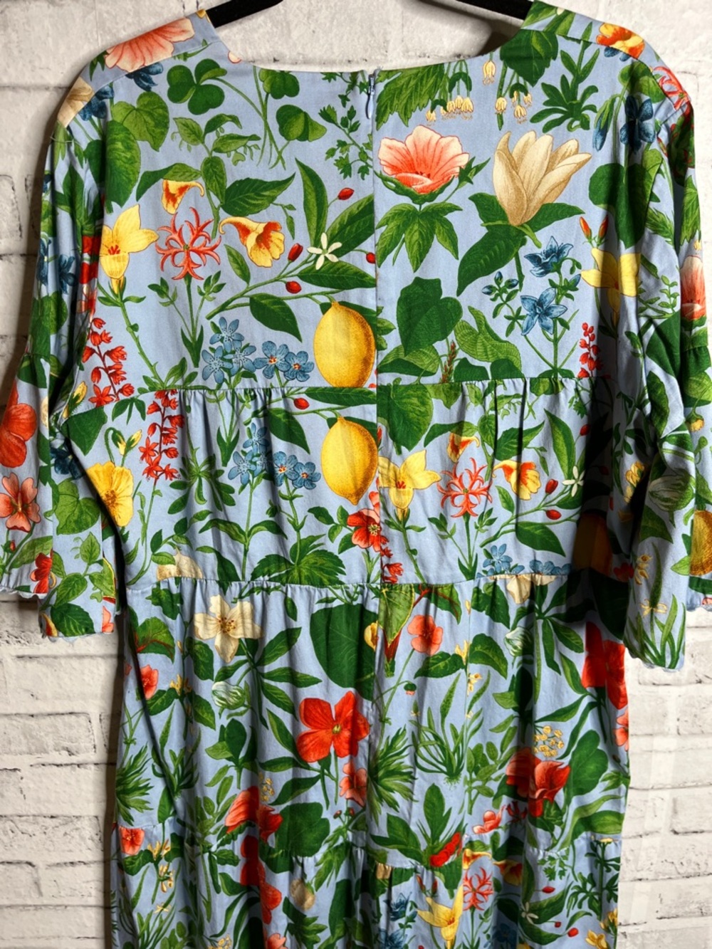 Tuckernuck blue blooming botanicals ginger floral maxi dress - Picture 10 of 11